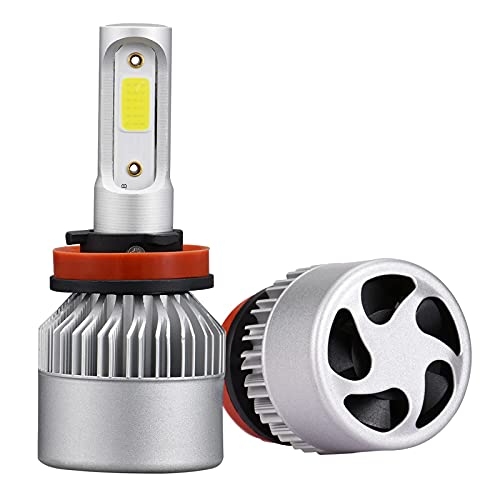 Ikunde H11  H8  H9 LED Headlight Bulbs, 6000K 12000 Lumens Super Bright LED Headlights Conversion Kit, Working Lamp Foglight Lights