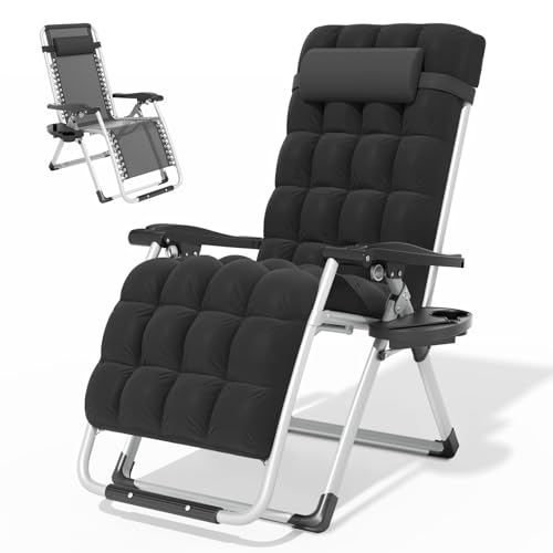 Magshion Zero Gravity Chair with Cushion, Reclining...