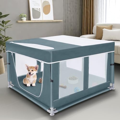 Dog Kitten Playpen with Cover