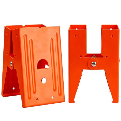 Conectores De Caballete Carpintero | 2 Piezas Conectores Metálicos De Abrazadera 181 Kg | Abrazaderas Para Caballete De Madera | Carpintería, Construcción, Bricolaje en Madera, Taller, Banco de Trabaj