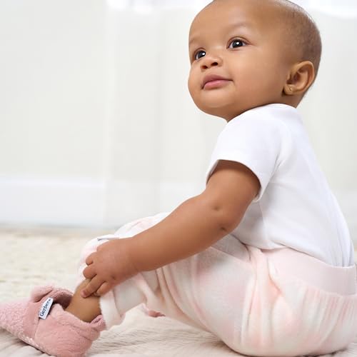 Image of Gerber Baby Girls' 4-Pack Microfleece Pants