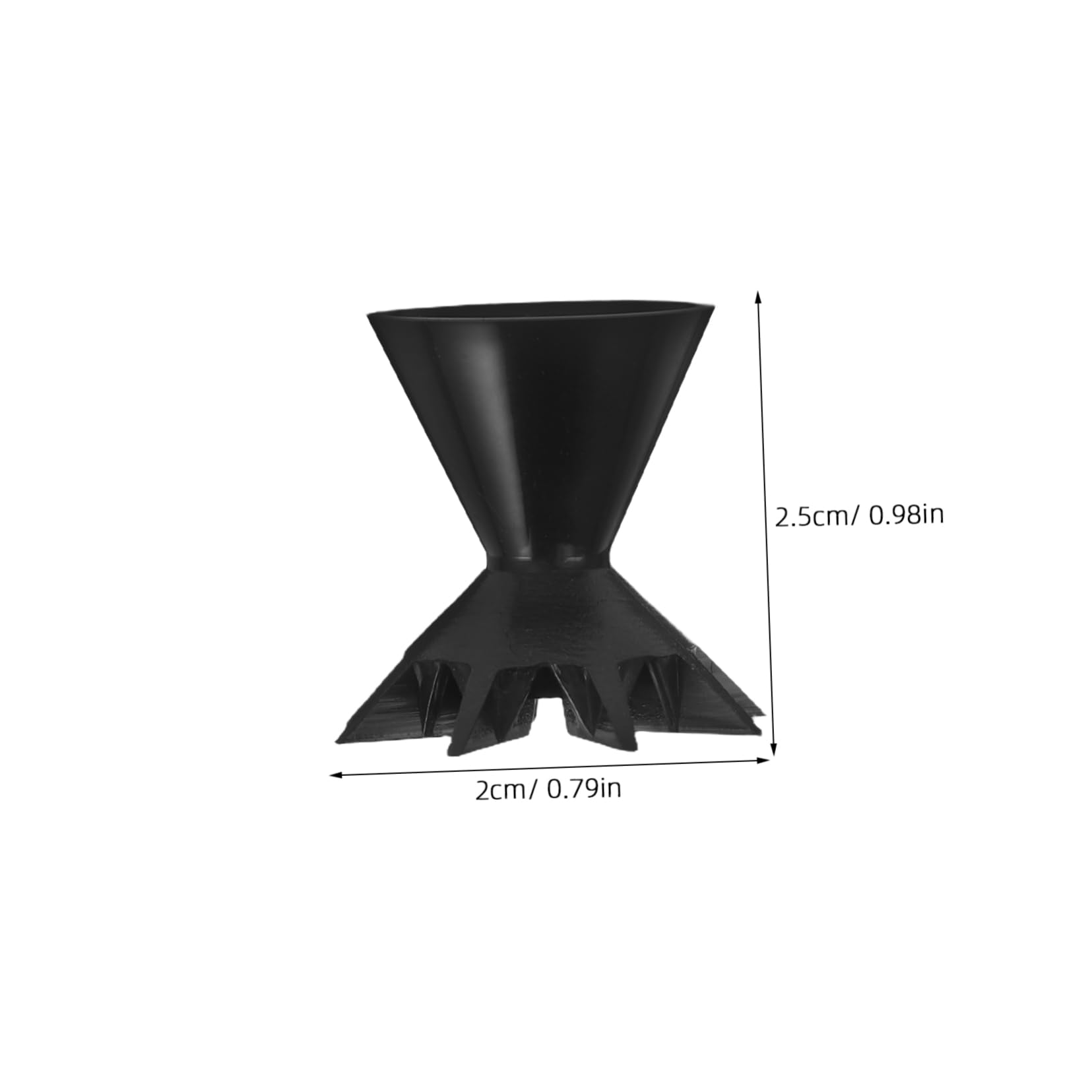 KONTONTY Paint Pouring Split Cup Set Plastic DIY Pouring Funnel Mini Painting Funnel for Paint Supplies