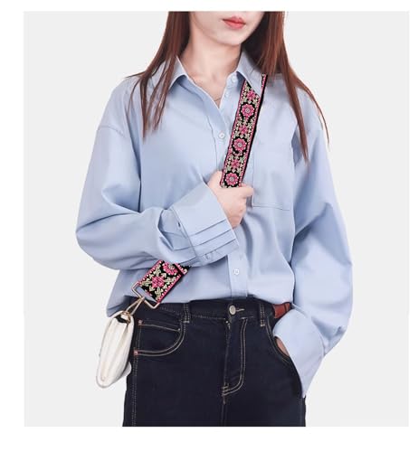 Image of Purse Strap Replacement Wide Adjustable Crossbody Shoulder Strap Guitar Straps for Handbags