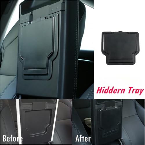 Support gobelet Tesla Model 3 Highland 2024 2025 et boîte rangement console - 2