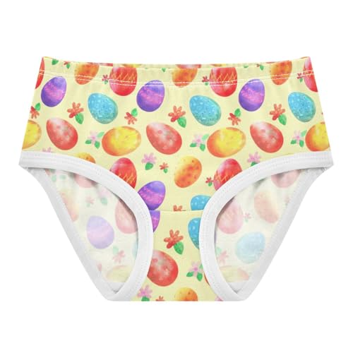 Joisal Cotton Toddlers Underwear Floral Colorful Easter Eggs Beige Girl Panties Cute Animals Underpants Briefs 2t