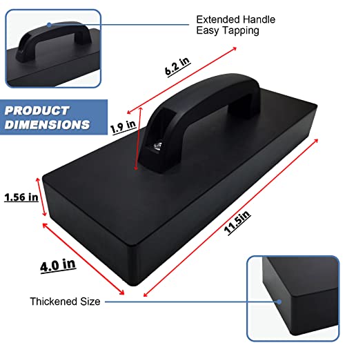 Tapping Block, Big & Weighted Floor Installation Block W/Handle No Hammer Required, For Laminate/Wood/Hardwood/Lvt/Lvp/Vinyl Plank Flooring, Heavy Flooring Tapping Tool -By Minliguy #TOP5