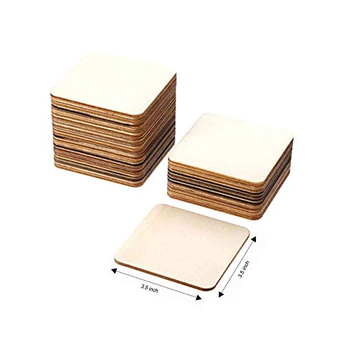 Image of Fiddlys Wooden Coaster Set of 6 | Beautiful Decorative Coaster for Tea & Coffee Cups, Mugs & Glasses | Elegant Table Decor & Gift Set | Eco-Friendly Wooden Coasters (75)