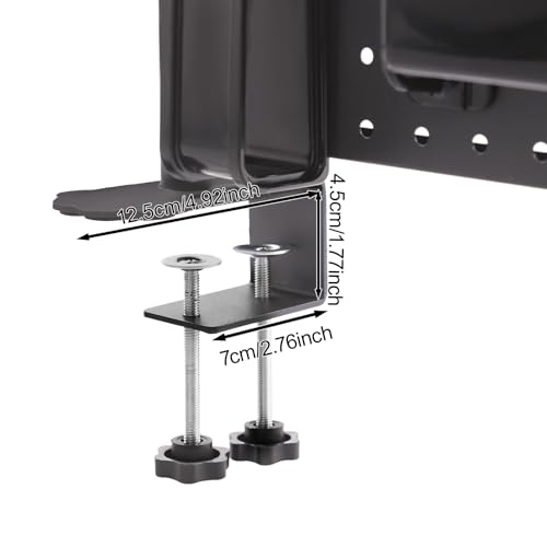 Tablero de clavijas para colgar accesorios que amplía mesas pequeñas 6