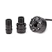 CLGarden LED Ring Quellsteinbeleuchtung Set weiß für Springbrunnen inkl. 12V Netzteil Trafo Gartenbrunnen