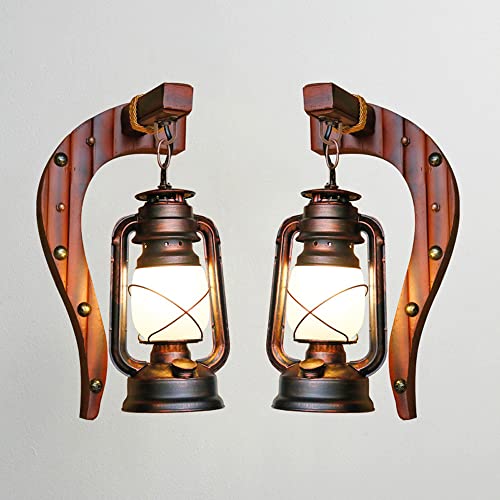 Applique murale antique en bambou avec diffuseur en verre opaque - 3
