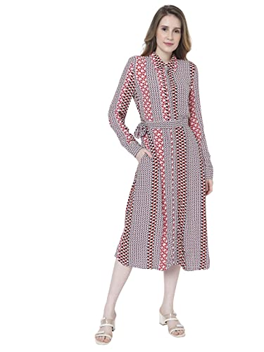 Image of VERO MODA Below The Knee A-Line Dress for Women