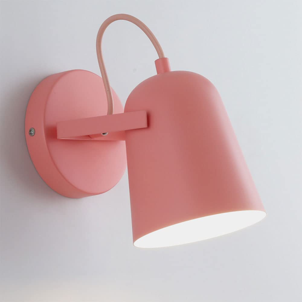 Lámpara de pared de metal para dormitorio de diseño creativo industrial y acabados premium