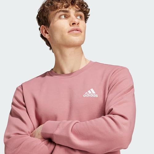 Image of adidas Mens Cotton M Feelcozy Swt Crew Neck Sweatshirt