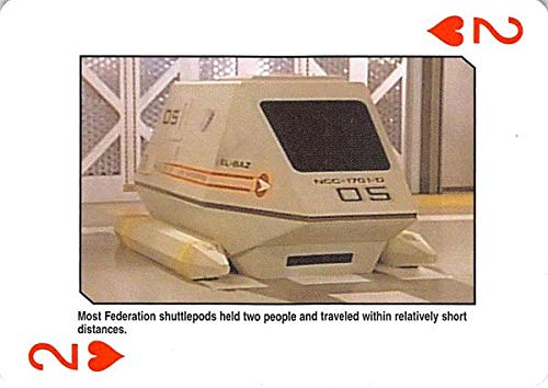 Enterprise Shuttle trading card Star Trek Next Generation 1992 gaming #2H