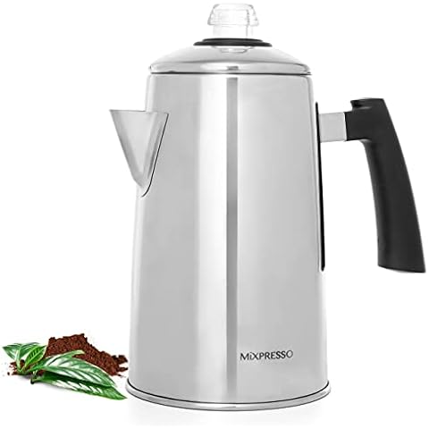 Mixpresso Stainless Steel Stovetop Coffee Percolator Cover