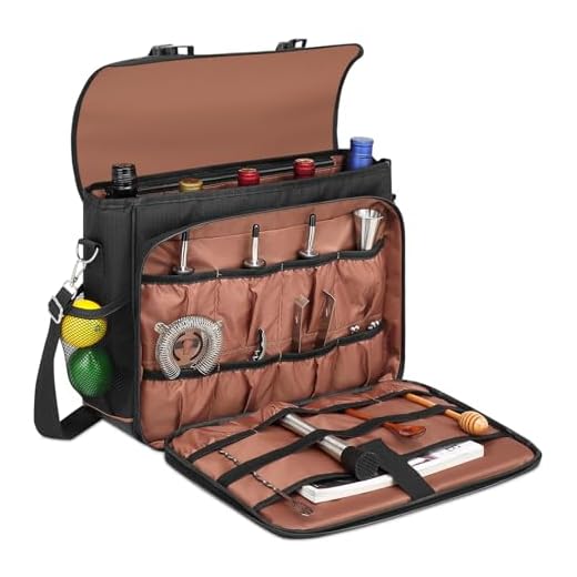 Can you put alcohol in luggage spirit airlines Premium Bartender Bag for Traveling Mixologists