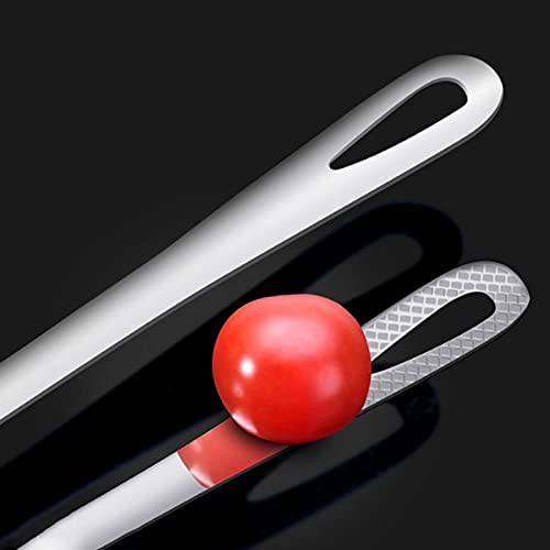 Pinces de Cuisine Pinces en Acier Inoxydable, pour Buffet, pâtisserie, Barbecue, Taille : 24 x 1,3 cm, Facile et Pratique à Nettoyer