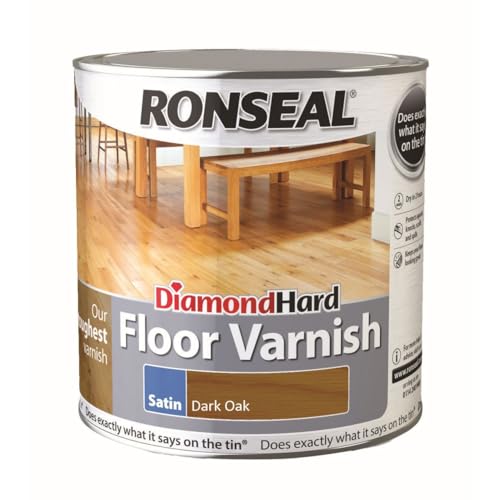 Ronseal Floor Varnish Dark Oak Satin 2.5L