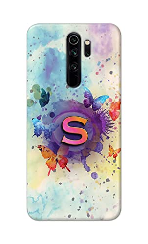 Image of PRINTFIDAA� Printed Hard Back Cover Case for Mi Redmi Note 8 Pro Back Cover (Alphabet S) -2808