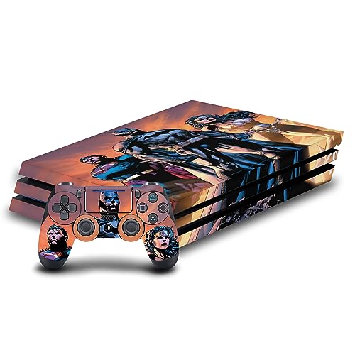 Autocollant PS4 Pro Justice League pour protéger votre console des rayures et personnaliser la DualShock