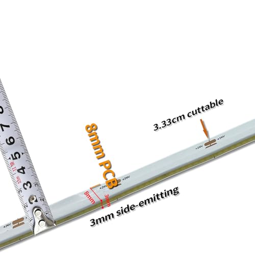 Tira LED flexible 5m 480 LEDs/m luz 4000K IP44 miniatura 2
