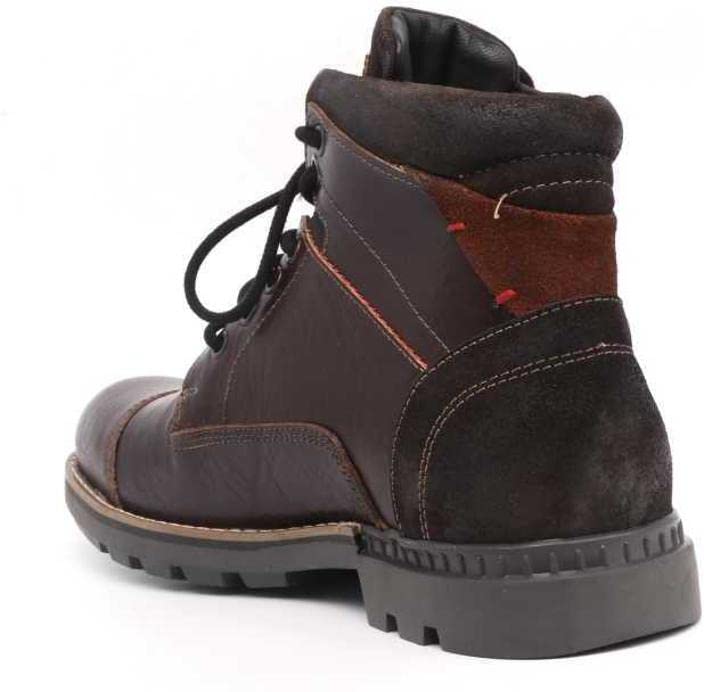 Image of MONDAIN Boots for Men | Leather | Comfortable Stylish | Premium Look | Durable Everyday Footwear | Casual & Formal Wear | Office, Daily Use & Outings | Modern Design | Comfort Focused Fit | Versatile
