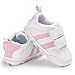 Geagodelia Neonato Scarpine Primi Passi Sneaker Bambini Bambina Scarpe Antiscivolo PU Pelle 0-18 Mesi