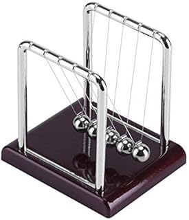 Zyyini Newtons Cradle Balance Balls, Newton Pendulum, Balance Balls Toys Balance Balls Science Abs Plastic Line Massief Metalen Balance Balls Kantoorspeelgoed Science Desk Toy