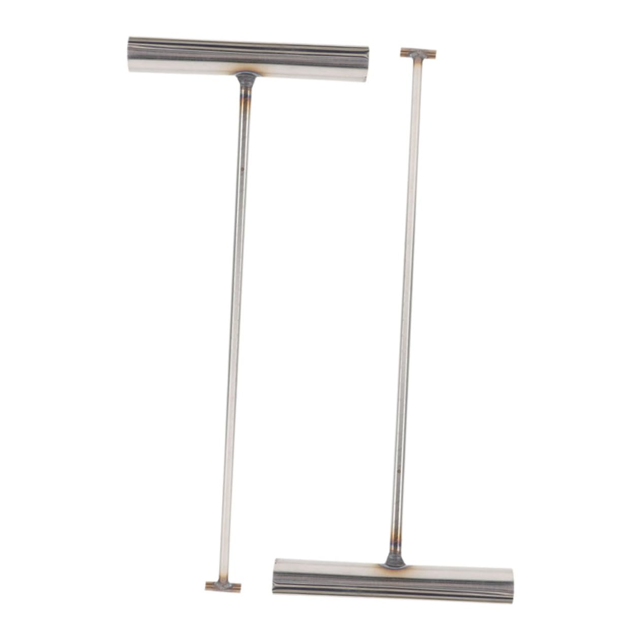 HEALLILY 2pcs Heavy Duty Lifting Hooks Swivel Hooks for Garage Manhole Cover Tool Stainless Steel t Handle Utility Tool