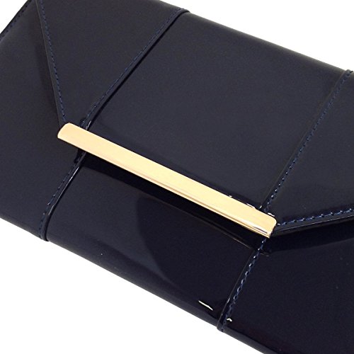 Image of JNB Faux Patent Leather Envelope Candy Clutch
