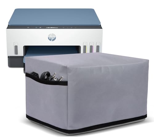 Image of Crasome Dust & Water Proof Printer Cover for HP Smart Tank All-in-One 670 / 675 (Grey)