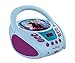 Produktbild Lexibook Disney Frozen Die Eiskönigin Elsa Boombox CD-Player, AUX-Eingangsbuchse, AC-Betrieb oder Batterie, Blau/Wei , RCD108FZ_10