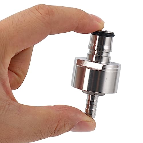 Giilayky 2Pcs / Lot 304 Edelstahl Carbonation Cap 5/16 Barb, Lock Typ, Fit Soft Drink PET Flaschen, Homebrew Kegging