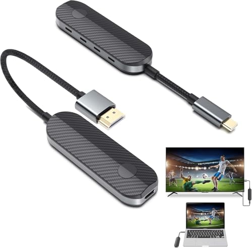 Adaptador de pantalla HDMI inalámbrico con extensión HD para móviles
