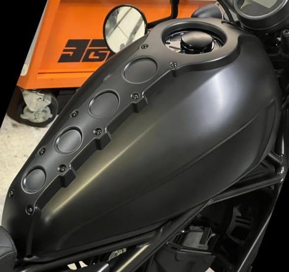 超美品▪️レブル250タンクカバー　マットブラック 愛車タンクの最適解最高質ABS素材レブル250 500 タンクカバー マット