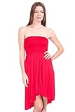 Modern Kiwi Eva High Low Dress Red XX Large