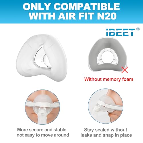 Image of Replacement Cushion for N20 (Large), IBEET Replacement Nasal Supplies, Large