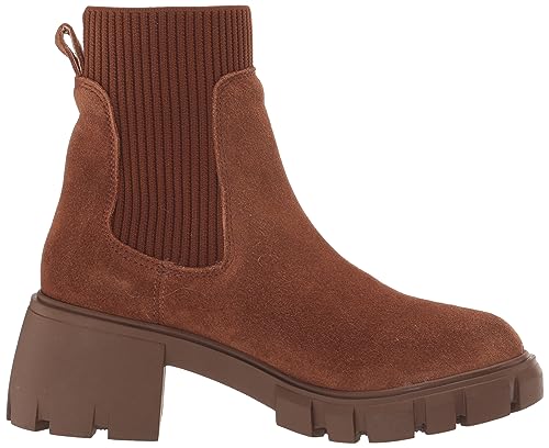 Steve Madden Steve Madden Women's Hayle Ankle Boot, Chestnut Suede, 6 M