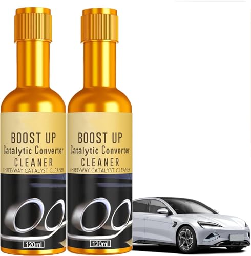 TDBFD Pcs Catalytic Converter Cleaner Auto Parts Engine, Exhaust System Pipe Carbon Removal Cleaner Treatment Additive Oil, Fuel System Treatment Oil Additive for Gas and Diesel Car
