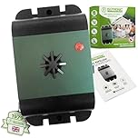 ISOTRONIC® Ultrasonic Bird Repeller device, Battery powered portable Bird Deterrent, Pigeon Scarer - Pack of 1 Pcs.