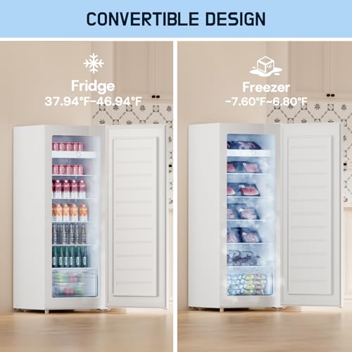 Upstreman 7.0 Cu.Ft White Freezer