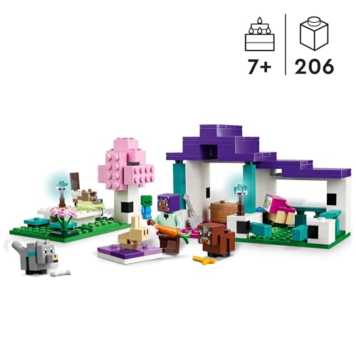 Image of LEGO Minecraft The Animal Sanctuary Set 21253 (206 Pieces)