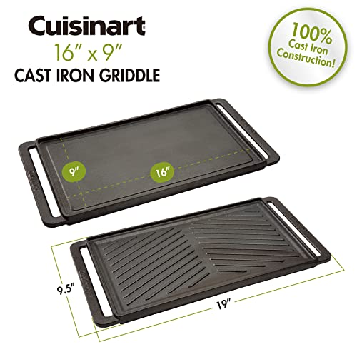 Cuisinart-CCP-2000-Reversible-Cast-Iron-GrillGriddle-Cookware-Plate-Ribbed-Grill-and-Smooth-Flat-Top-Griddle