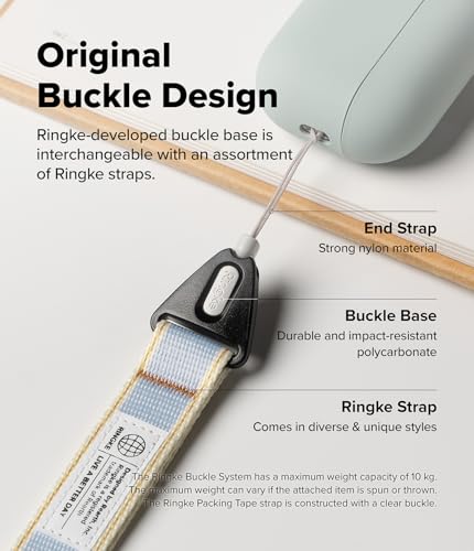 Image of Ringke Lanyard Design Strap Lettering Shoulder Neck Hand Wrist Designed for Cell Phone Cases, Keys, Cameras & ID QuikCatch Lanyard Adjustable String