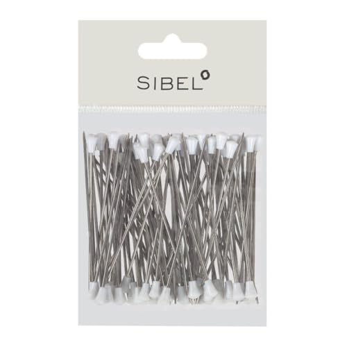 Épingles en métal 70 mm Sibel pour fixer les cheveux épais sans glisser
