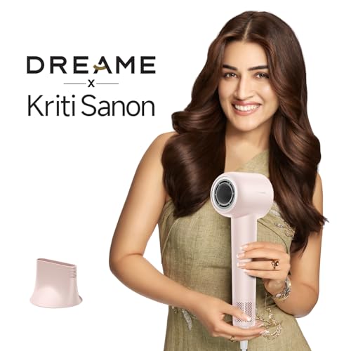 Image of dreame Gleam Hair Dryer, 200 Million Negative Ionic Fast High-Speed ??Motor With 110,000 Rpm, 65M /S Airflow, 330G, 200 Million Negative Ions, Temperature And Airflow Control, Rose, 1600 Watts