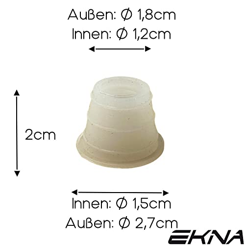 EKNA Shisha Seal, Set of 4 Shisha Head Gasket, Shisha Rubber Made of Natural Rubber, Shisha Seal Bowl, Head Seal Shisha - Image 2