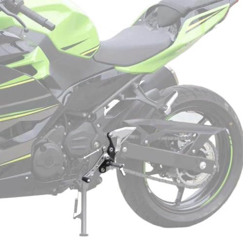 Reposapiés trasero para Kawasaki Z400 2018-2024 soporte de aluminio para moto de carretera 5