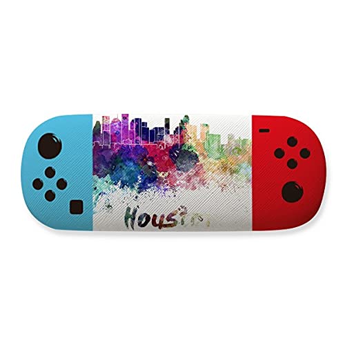 Étui à lunettes Houston aquarelle boîte de rangement rigide pour lunettes de soleil