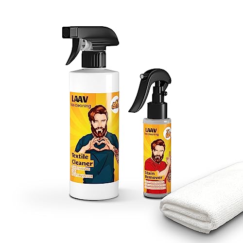 Preisvergleich Produktbild LAAV Set Polsterreiniger Fleckenspray Polstermöbel Fleckenentferner Sofa Couch Sessel Polstermöbel Reiniger Reinigungsmittel Polster Stoff Textilreiniger